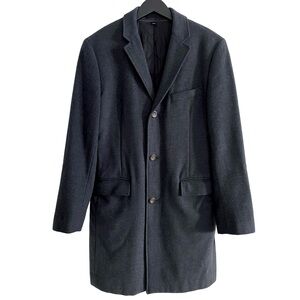J Crew Ludlow Wool Cashmere Coat, Heather Blue, Thinsulate Lined, 39R